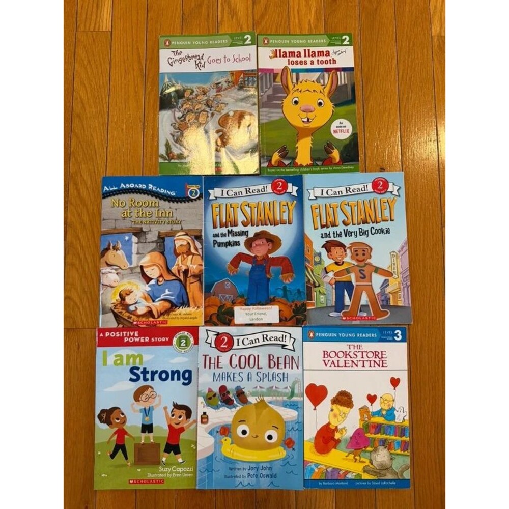 I Can Read Books Level 2 The Cool Bean Flat Stanley Pumpkins Llama